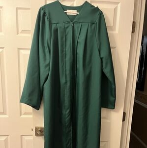 Dark Green Graduation Gown- Unisex